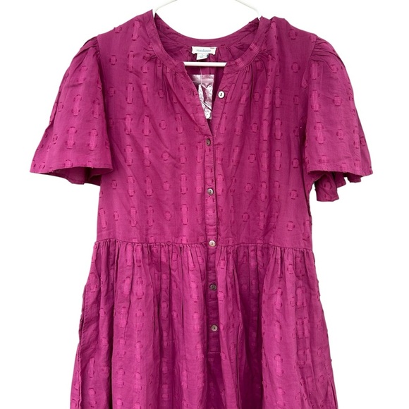 NWT Sundance Sienna Embroidered Breeze Mini Dress - Size Small - Pink - Picture 9 of 14
